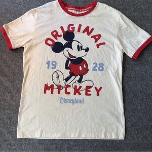 Disney Disneyland Original Mickey Kids women’s XS Cream and Red like new